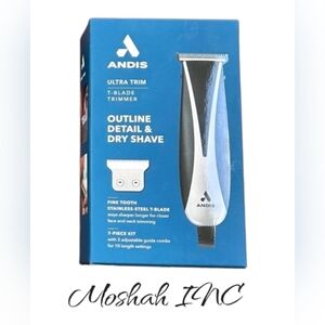 Andis Ultra Trim T Blade Trimmer Outliner 7 Pc Set -